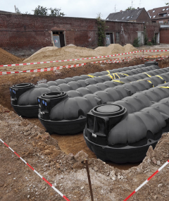 Sammelgruben für Abwasser und Silage