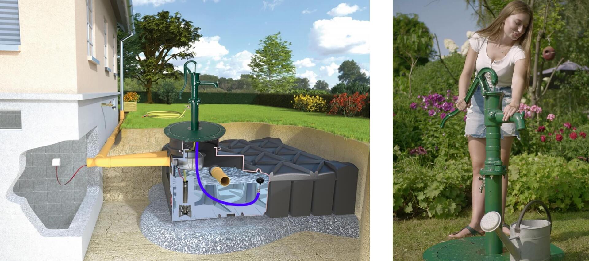 Wassertank mit Halterung - Gardening and landscaping by Fliegl